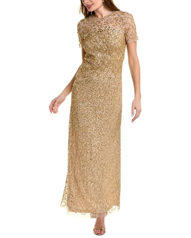 Aidan Mattox Beaded Cocktail Dress