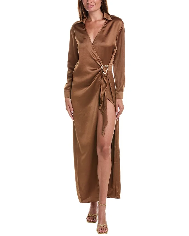 BCBGMAXAZRIA Wrap Cocktail Dress