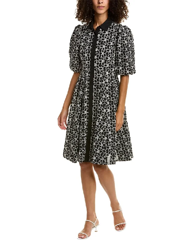 Gracia Embroidered Shirtdress