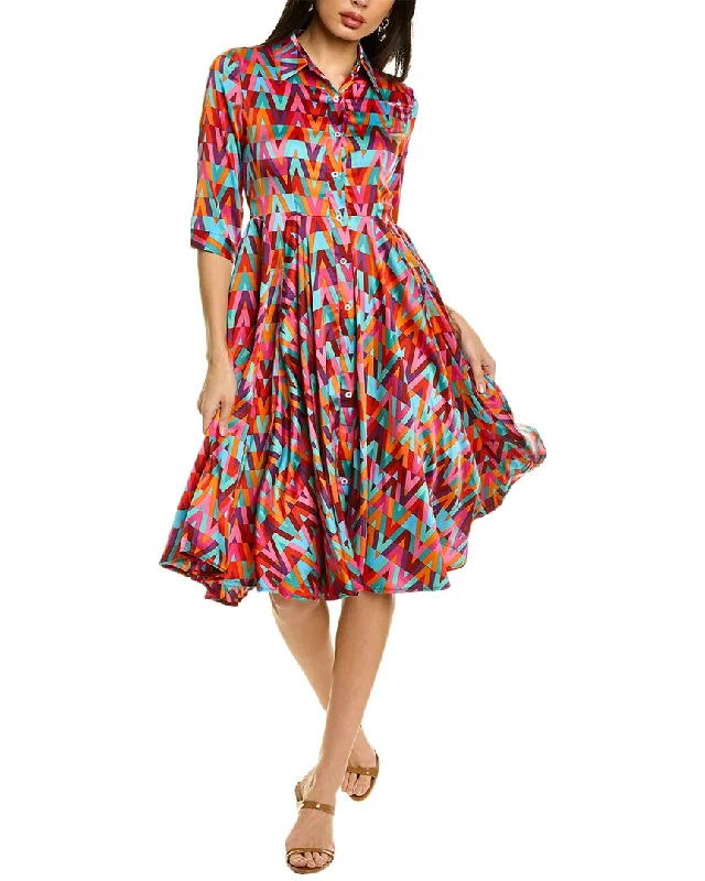 Gracia Geometric Shirtdress