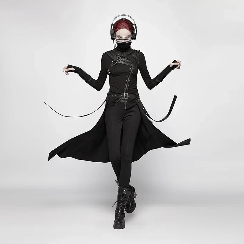 Women's Streetwear Post Daily Personality Half Stage Harajuku Apocalyptic Perform Black Skirt Women's Streetwear Post Daily Personality Half Stage Harajuku Apocalyptic Perform Black Skirt