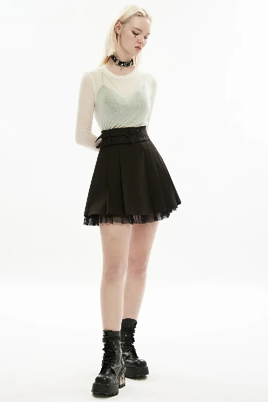 Women's Pleated Waist with Personality Dark Gauze Waistband Daily Style Elastic Detachable Skirt Women's Pleated Waist with Personality Dark Gauze Waistband Daily Style Elastic Detachable Skirt