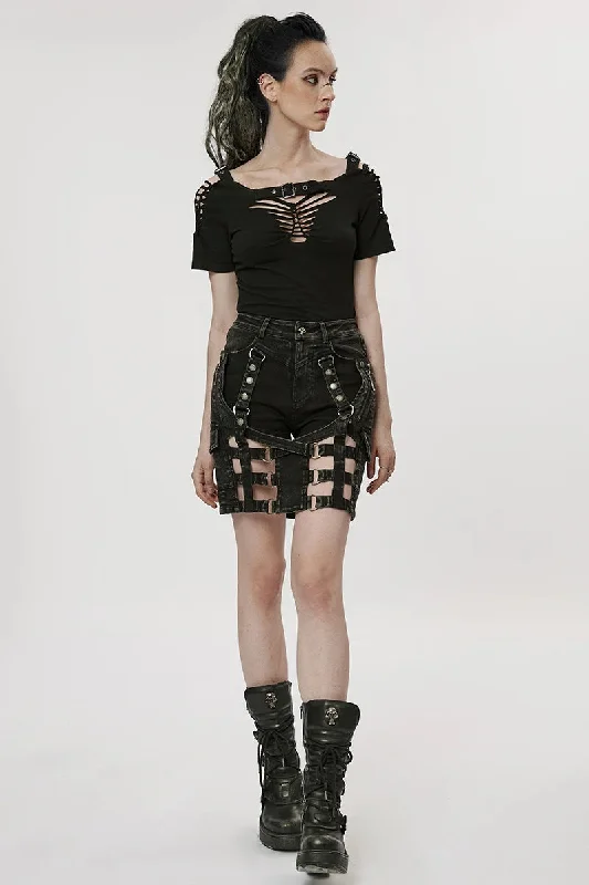 Women's Two Post-apocalyptic Daily Style Personality Techwear Wear The Pantskirt Detachable Skirt Women's Two Post-apocalyptic Daily Style Personality Techwear Wear The Pantskirt Detachable Skirt