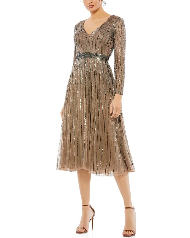 Mac Duggal Embellished Cocktail Dress