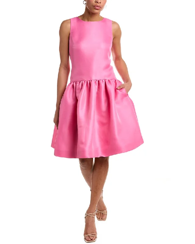 Oscar de la Renta Silk Cocktail Dress