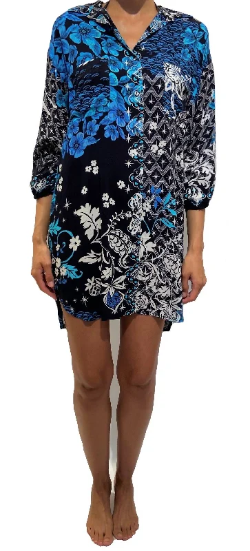 Paria Shirt Dress In Multi