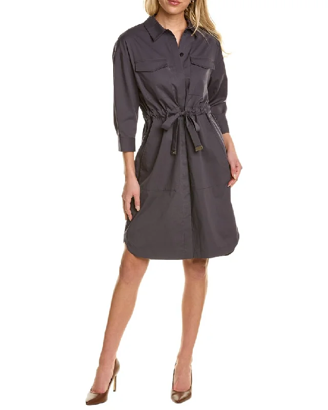 Peserico Tie Waist Shirtdress
