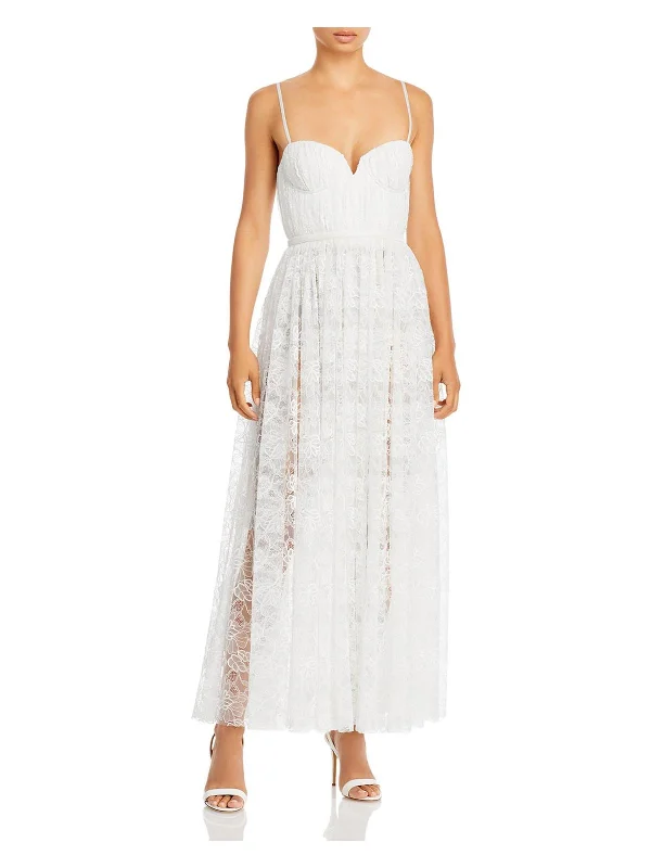 Selena Womens Lace Long Evening Dress