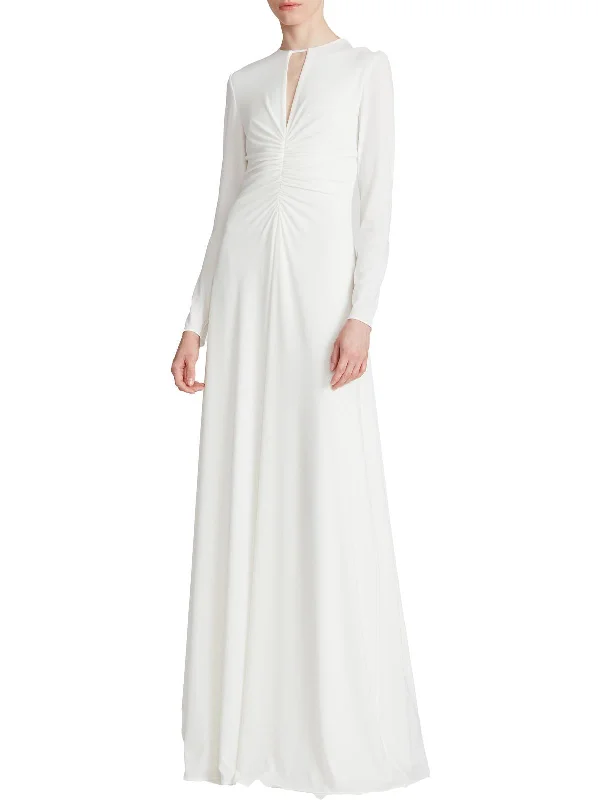 Womens Cutout Maxi Evening Dress