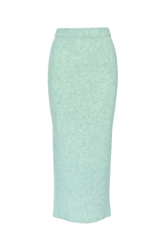 Brushed Mohair Skirt