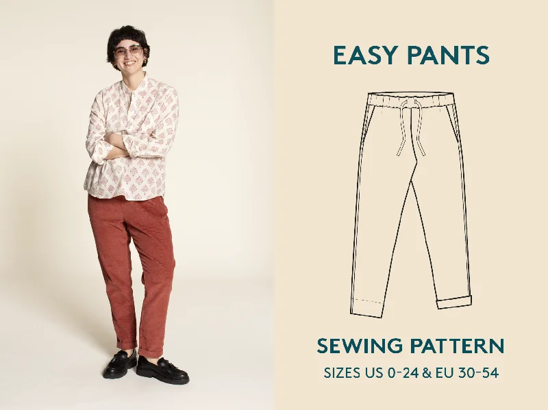 Easy Pants - Sewing Pattern | Wardrobe By Me
