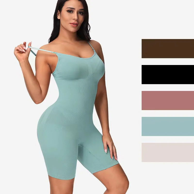 Wholesale slim fit one-piece body shaping romper（CL9572）
