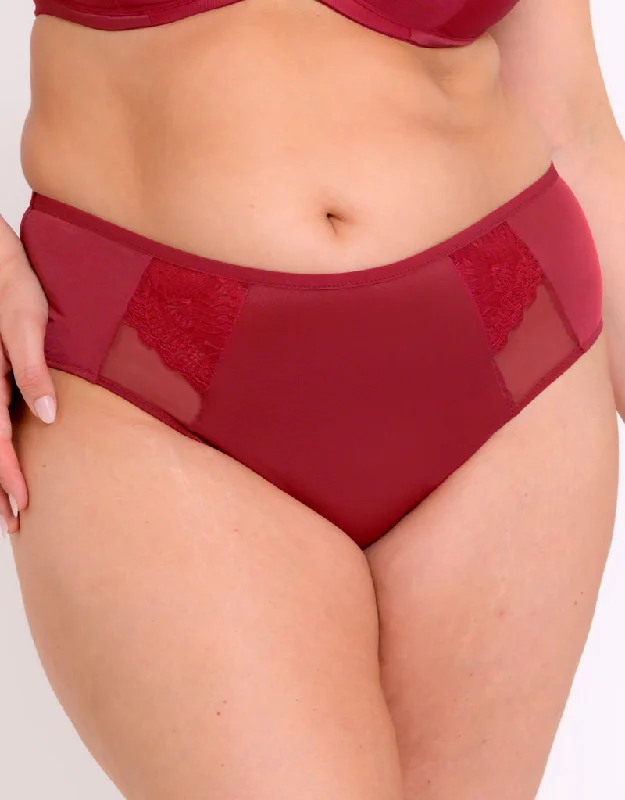 womens panties active -Adella Kin Full Brief Deep Rouge