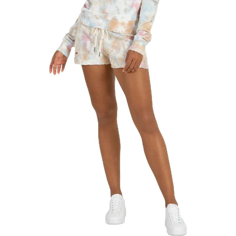 n:PHILANTHROPY Womens Rum Distressed Comfy Casual Shorts
