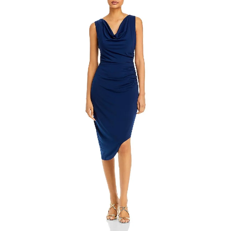 Sam Edelman Womens Drapey Jersey Sheath Dress