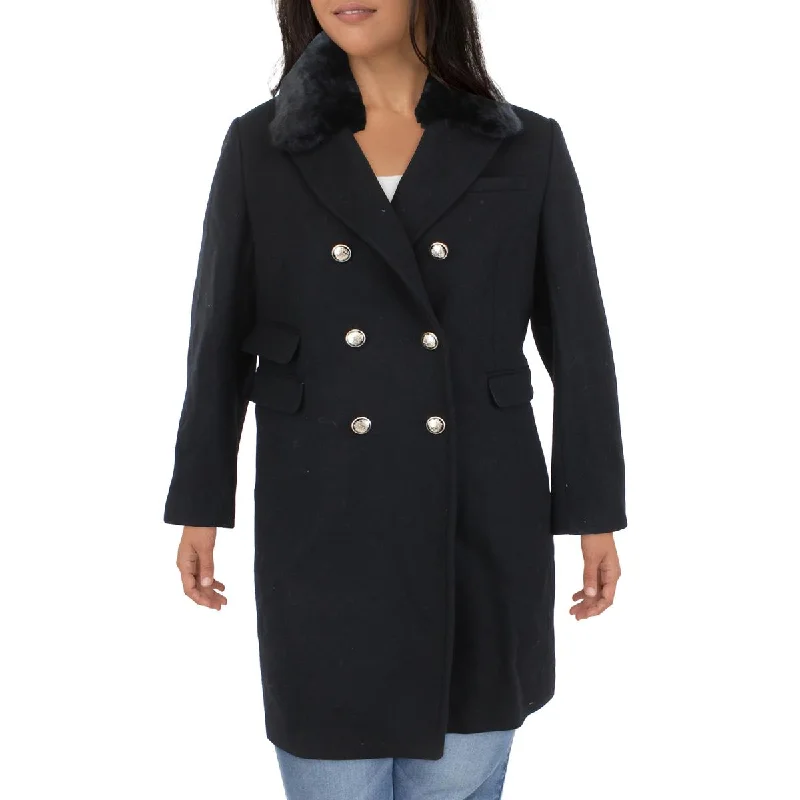 Vince Camuto Womens Warm Long Wool Coat