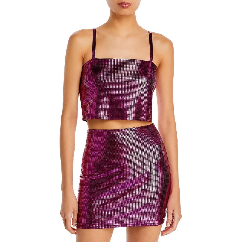 Fore Womens Disco Sleeveless Cropped