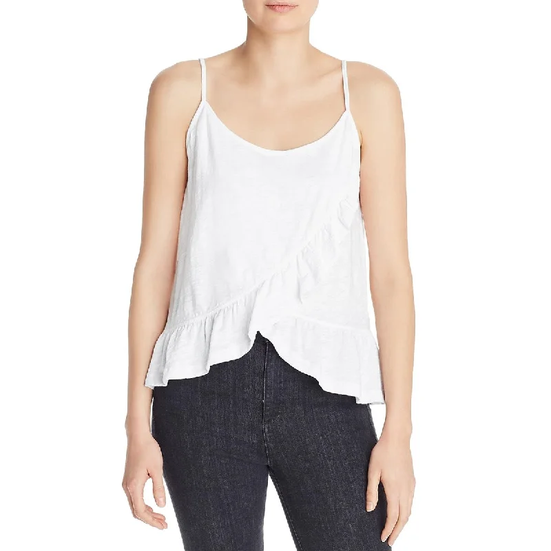 Goldie Womens Sheer Cropped Tank Top