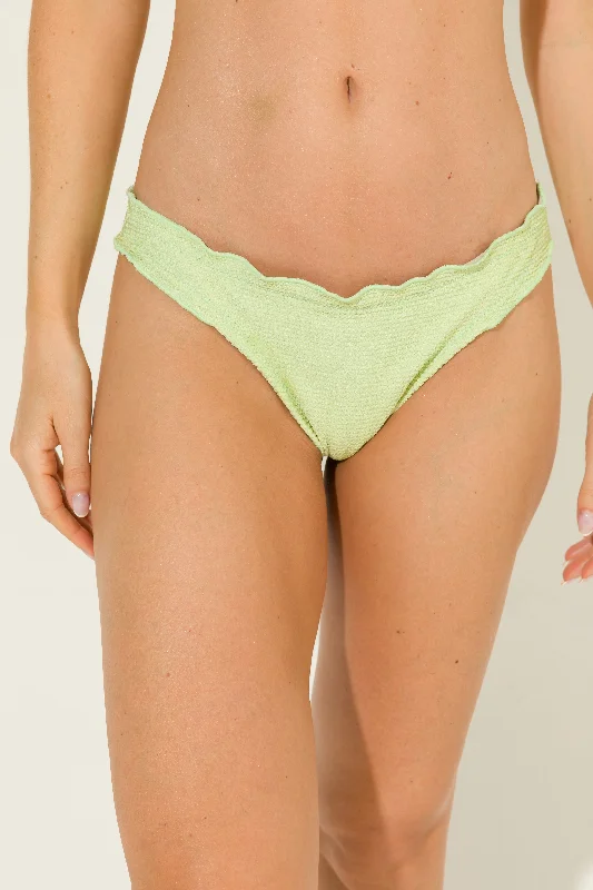 Carol with Ruffles Bikini Bottom Plisse