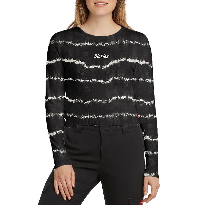 Dickies Womens Juniors Tie-Dye Crewneck T-Shirt