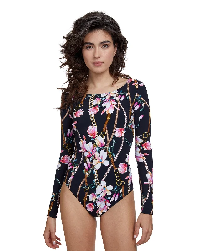 GOTTEX MODEST FLORAL BLACK
