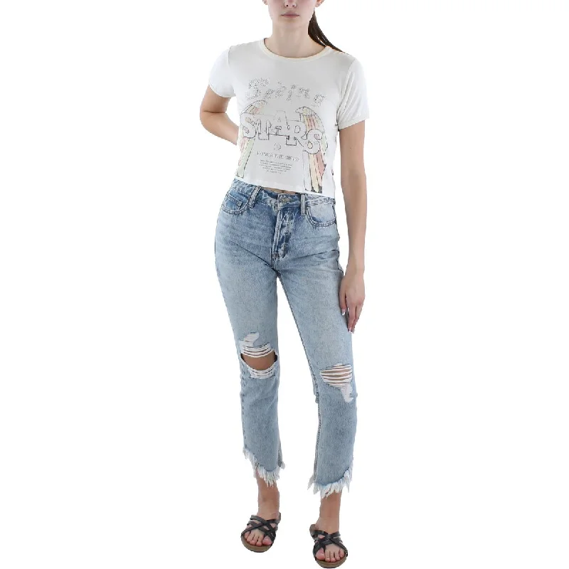 Honor The Gift Womens Seeing Stars Graphic Rayon Graphic T-Shirt
