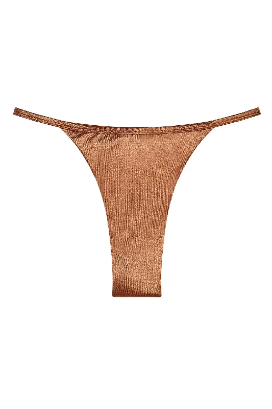 Kauai Bottom - Bronze Shiny Jersey