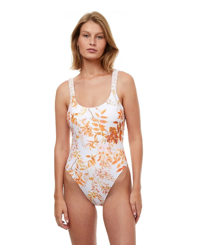 Luma Vivid Koyo Round Neck One Piece Swimsuit