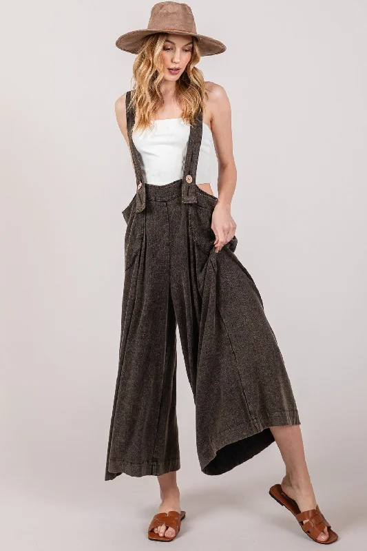 Sunset and Swim  Full Size Wide Strap Wide Leg Overalls