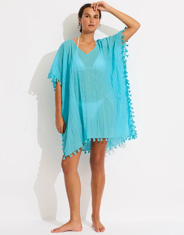 Amnesia Kaftan - Atoll Blue