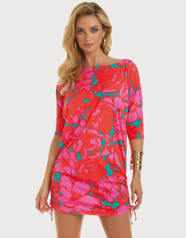 Floreale Mini Dress - Pink