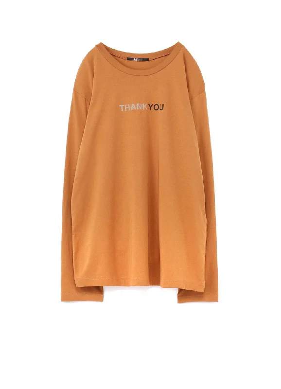 Fu*k You Print Oversized Long T-Shirt