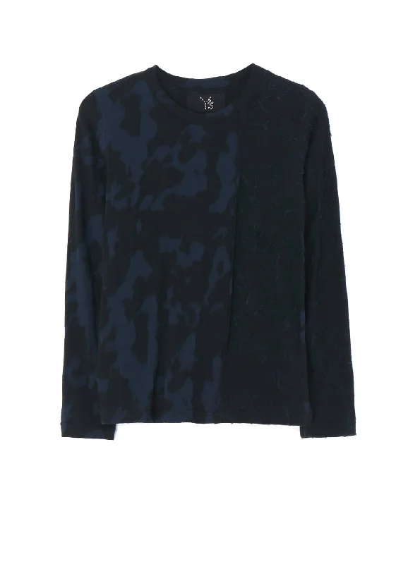 LEFT VERTICAL SEAM LONG SLEEVE T-SHIRT